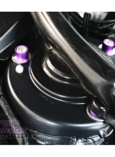 ZSPEC Design Gloss Purple Stainless & Billet Stage 2 Dress-Up Bolts Fastener Kit BMW 435i F32 3.0T 2014-2019                                     - 00843612191106 - Image 5