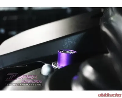 ZSPEC Design Gloss Purple Stainless & Billet Stage 2 Dress-Up Bolts Fastener Kit BMW 435i F32 3.0T 2014-2019 - 00843612191106