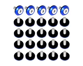 ZSPEC Design 25-Pack Bright Silver Stainless & Billet Finish FHSC M6x20mm Washers