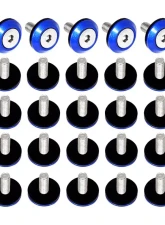 ZSPEC Design 25-Pack Gloss Red Stainless & Billet Finish FHSC M6x20mm Washers                                     - 00843612194398 - Image 2