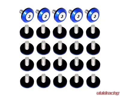 ZSPEC Design 25-Pack Gloss Red Stainless & Billet Finish FHSC M6x20mm Washers - 00843612194398