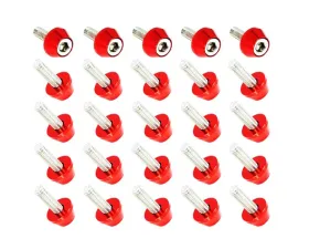 ZSPEC Design 25-Pack Bright Silver SHSC M6x20mm Stainless Bolts & Billet Finish Washers