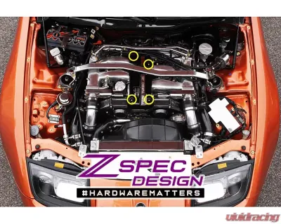 Zspec Design Red Titanium Throttle Cable Cover Fasteners for