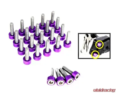 ZSPEC Design Bright Silver Stainless & Billet Coil Packs Fastener Kit Nissan Z32 300ZX 1990-1996 - 00843612195555