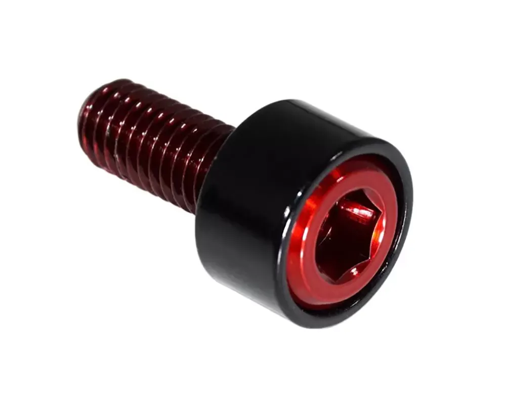 mmm-09 ☆ Zspec Design Red Titanium Throttle Cable Cover Fasteners for