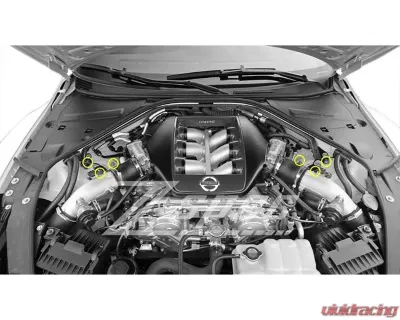 ZSPEC Design Red Grade-5 Titanium Front Shock Tower Nuts Nissan Skyline GT-R | GTR R35 - 00843612196736