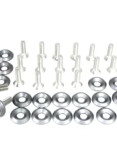 ZSPEC Design Stainless & Billet Fenders-Rad-Brackets-Hood-Prop-Headlights Fasteners w/ Gloss Red Washers Ford Mustang S197 2005-2014                                     - 00843612198303 - Image 3