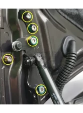 ZSPEC Design Stainless & Billet Trunk-Area Fastener Kit w/ Gloss Purple Washers Mitsubishi Lancer Evo 10 2007-2013                                     - 00843612199850 - Image 3