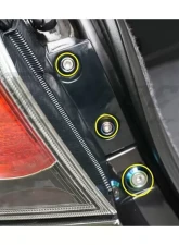 ZSPEC Design Stainless & Billet Trunk-Area Fastener Kit w/ Gloss Purple Washers Mitsubishi Lancer Evo 10 2007-2013                                     - 00843612199850 - Image 5