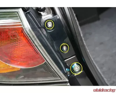 ZSPEC Design Stainless & Billet Trunk-Area Fastener Kit w/ Gloss Purple Washers Mitsubishi Lancer Evo 10 2007-2013 - 00843612199850