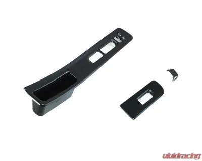 Zspec Design Charcoal Set Window Switch Finisher Pair | Right and Left Side Bezels Fits LHD Models Only Nissan 300Zx Z32 - 00843612164056