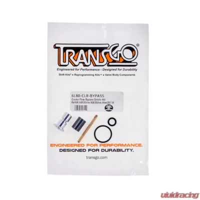 TransGo Cooler Flow Bypass Delete Kit GM 6L45-90E 2014-2019 - 6L80-CLR-BYPASS