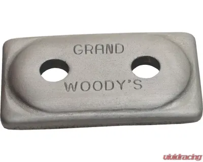 Woodys Double Grand Digger Support Plate Aluminum 12/PK - ADG-3775