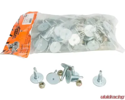 Woodys Grand Master Silver Studs 1.075" 84/PK - GMP-1075-84
