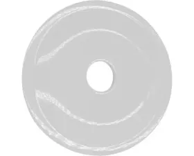 Woodys Round Grand Digger Support Plates 48/PK White