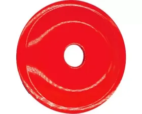 Woodys Round Grand Digger Support Plates 48/PK Red