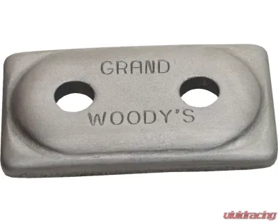 Woodys Double Grand Digger Support Plate Aluminum 250/PK - ADG-3775-250