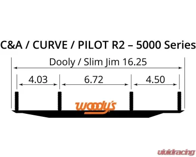 Woodys 4" Dooly Carbide Runner 5000 Series - DC4-5000