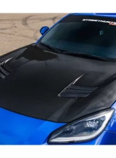 Street Hunter Carbon Fiber Hood w/ Carbon Fiber Vents Subaru | Toyota 2021-2023                                     - SHD-BRZ/GR86-VHood-CF - Image 3