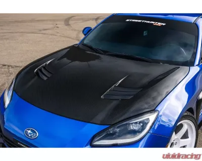 Street Hunter Carbon Fiber Hood w/ Carbon Fiber Vents Subaru | Toyota 2021-2023 - SHD-BRZ/GR86-VHood-CF