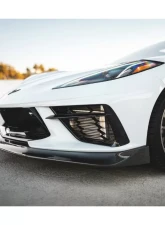Street Hunter FRP Front Lip (Stock Body) Chevrolet C8 Corvette Stingray 2020-2024                                     - SHD-C8-FL-FRP - Image 3