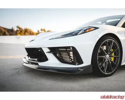 Street Hunter FRP Front Lip (Stock Body) Chevrolet C8 Corvette Stingray 2020-2024 - SHD-C8-FL-FRP