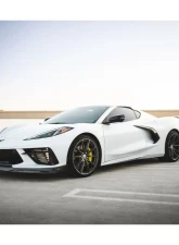 Street Hunter FRP Front Lip (Stock Body) Chevrolet C8 Corvette Stingray 2020-2024                                     - SHD-C8-FL-FRP - Image 3