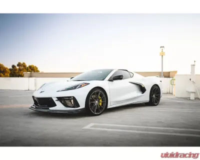 Street Hunter FRP Front Lip (Stock Body) Chevrolet C8 Corvette Stingray 2020-2024 - SHD-C8-FL-FRP