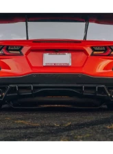 Street Hunter Carbon Fiber Rear Diffuser Chevrolet C8 Corvette Stingray 2020-2024                                     - SHD-C8-RD - Image 4