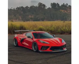 Street Hunter Wide Body Kit w/ Carbon Fiber Front Lip Chevrolet C8 Corvette Stingray 2020-2024