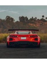 Street Hunter Wide Body Kit w/ Carbon Fiber Front Lip Chevrolet C8 Corvette Stingray 2020-2024                                     - SHD-C8-WB-FLCF - Image 5