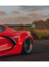 Street Hunter Wide Body Kit w/ Carbon Fiber Front Lip Chevrolet C8 Corvette Stingray 2020-2024                                     - SHD-C8-WB-FLCF - Image 7