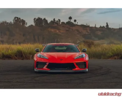Street Hunter Wide Body Kit w/ Carbon Fiber Front Lip Chevrolet C8 Corvette Stingray 2020-2024 - SHD-C8-WB-FLCF