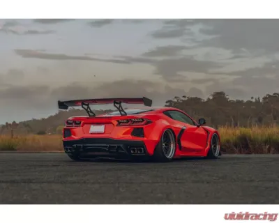 Street Hunter Carbon Fiber Rear Wing Chevrolet C8 Corvette Stingray 2020-2024 - SHD-C8-Wing