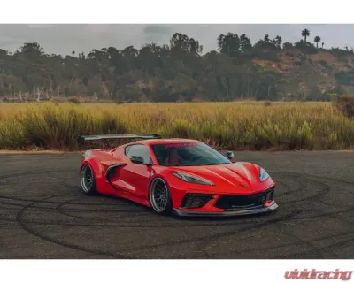 Street Hunter Carbon Fiber Rear Wing Chevrolet C8 Corvette Stingray 2020-2024 - SHD-C8-Wing