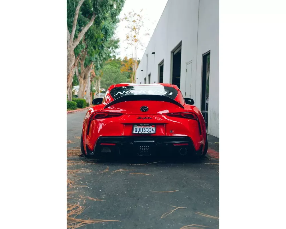 Street Hunter Carbon Fiber High Kick Rear Spoiler Toyota Supra A90 2020-2024 - SHD-Supra-RLS-CF