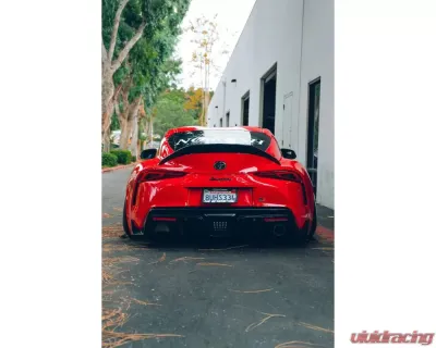 Street Hunter Carbon Fiber High Kick Rear Spoiler Toyota Supra A90 2020-2024 - SHD-Supra-RLS-CF