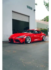 Street Hunter Carbon Fiber High Kick Rear Spoiler Toyota Supra A90 2020-2024                                     - SHD-Supra-RLS-CF - Image 3