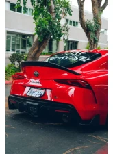 Street Hunter Carbon Fiber High Kick Rear Spoiler Toyota Supra A90 2020-2024                                     - SHD-Supra-RLS-CF - Image 4