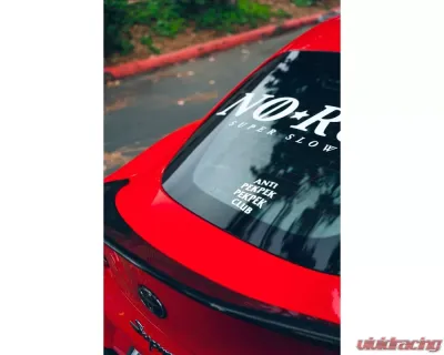 Street Hunter Carbon Fiber High Kick Rear Spoiler Toyota Supra A90 2020-2024 - SHD-Supra-RLS-CF