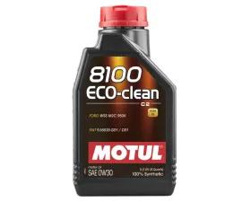 Motul 8100 0W-30 Eco-Clean Motor Oil 1L (1.05 qt.)