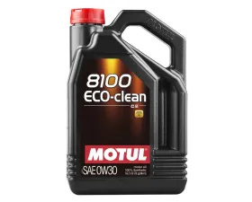 Motul 8100 0W-30 Eco-Clean Motor Oil 5L (1.3 gal.)