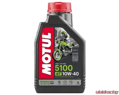 Motul 5100 4T 10W-40 Motor Oil 1L (1.05 qt.) - 104066
