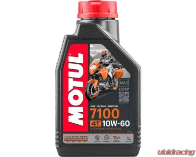 Motul 7100 4T 10W-60 Motor Oil 1L (1.05 qt.) - 104100