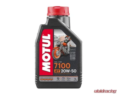 Motul 7100 4T 20W-50 Motor Oil 1L (1.05 qt.) - 104103