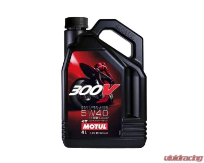 Motul 300V 5W-40 Factory Line Road Racing Motor Oil 4L (1.06 gal) - 104115