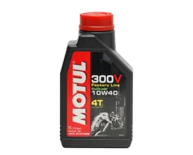 Motul 300V 10W-40 Factory Line Road Racing Motor Oil 1L (1.05 qt.)