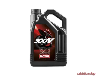 Motul 300V 10W-40 Factory Line Road Racing Motor Oil 4L (1.06 gal) - 104121