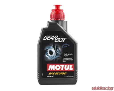 Motul 80W-90 GearBox Mineral Transmission Fluid 1L (1.05 qt.) - 105787