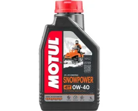 Motul 4T 0W-40 Snowpower Motor Oil 1L (1.05 qt.)